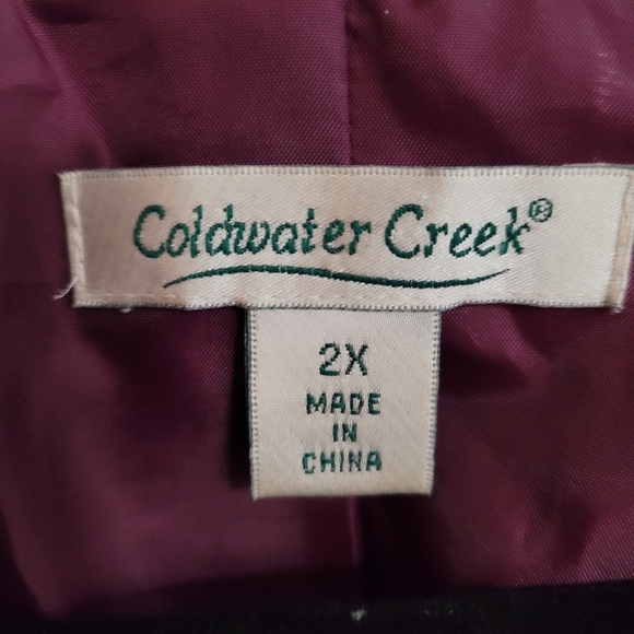Coldwater Creek Multi-Colred Blazer Size 2X - Picture 3 of 6